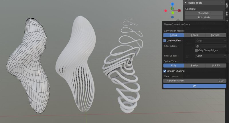 New Tissue for Blender 2.91 add-on v0.3.48 released