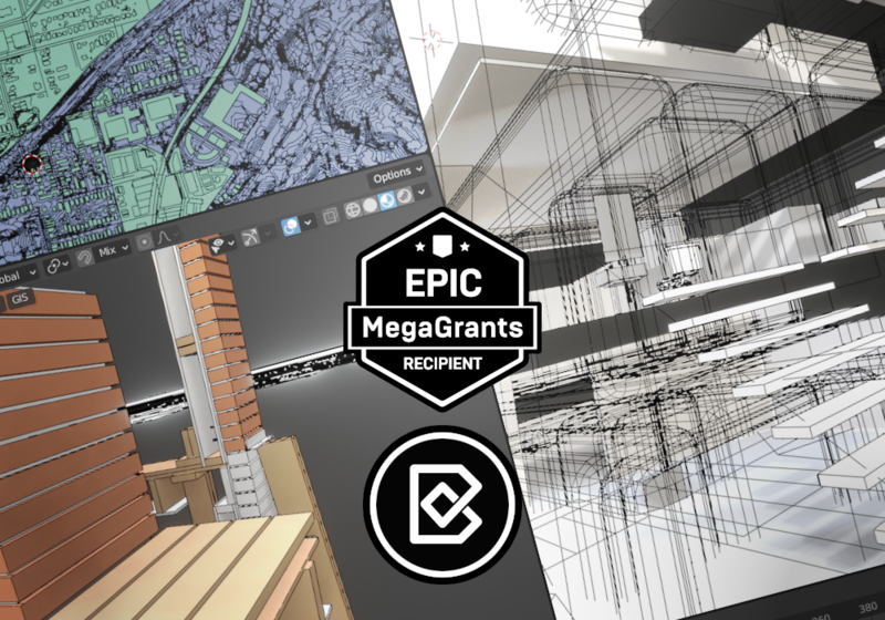 Epic MegaGrants funding awarded to BlenderBIM Add-on