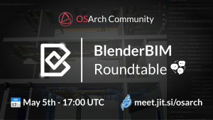 BlenderBIM Add-on knowledge exchange project screenshot