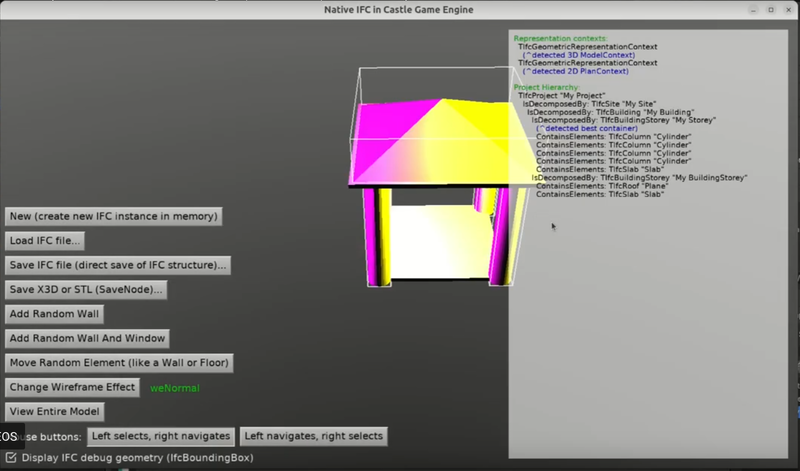 Castle Game Engine now supports IFC
