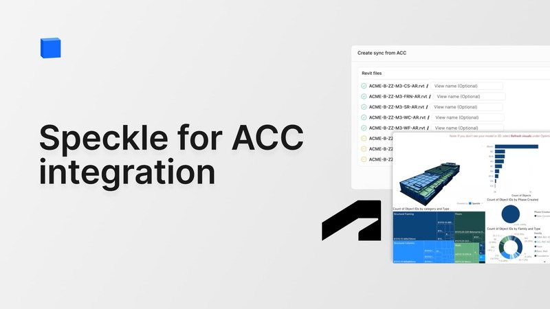 Speckle Autodesk Construction Cloud integration