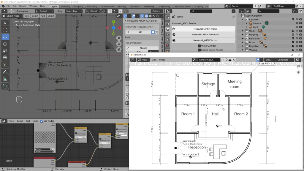 Floorplanner Geometry Node